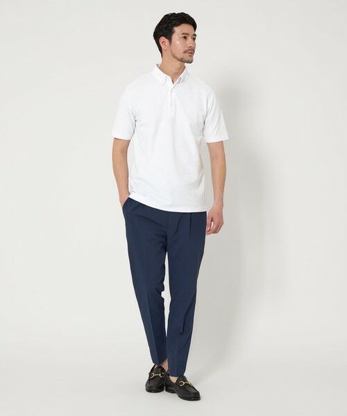 WARDROBE SMART ステイ クリーン ピケ BD ポロシャツ抗菌・防臭 BEAUTY＆YOUTH UNITED ARROWS ポロシャツ 「WEB限定 WARDROBE