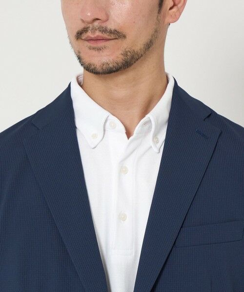 BEAUTY&YOUTH UNITED ARROWS / ビューティー&ユース ユナイテッドアローズ ポロシャツ | 【WEB限定 WARDROBE SMART】ステイ クリーン ピケ BD ポロシャツ【抗菌・防臭】 | 詳細5