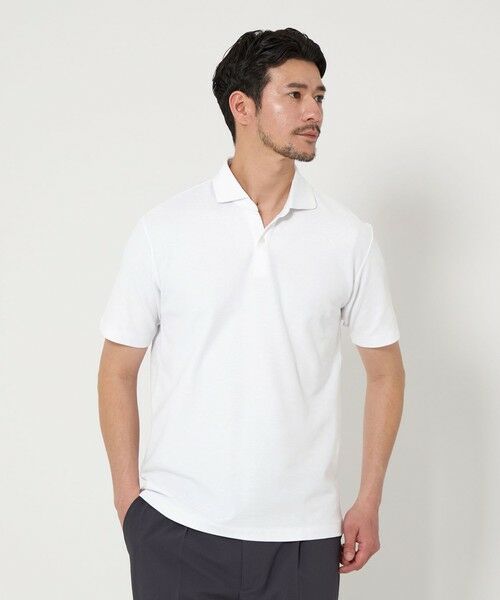BEAUTY&YOUTH UNITED ARROWS / ビューティー&ユース ユナイテッドアローズ ポロシャツ | 【WEB限定 WARDROBE SMART】ステイ クリーン ピケ スキッパー ポロシャツ【抗菌・防臭】 | 詳細7