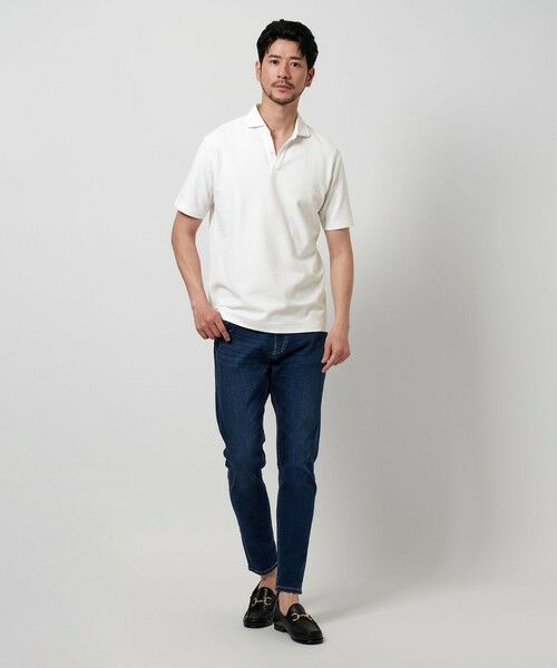 BEAUTY&YOUTH UNITED ARROWS / ビューティー&ユース ユナイテッドアローズ ポロシャツ | 【WEB限定 WARDROBE SMART】ステイ クリーン ピケ スキッパー ポロシャツ【抗菌・防臭】 | 詳細4