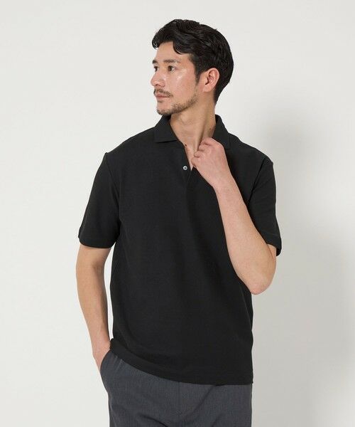 BEAUTY&YOUTH UNITED ARROWS / ビューティー&ユース ユナイテッドアローズ ポロシャツ | 【WEB限定 WARDROBE SMART】ステイ クリーン ピケ スキッパー ポロシャツ【抗菌・防臭】 | 詳細10