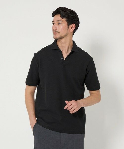 BEAUTY&YOUTH UNITED ARROWS / ビューティー&ユース ユナイテッドアローズ ポロシャツ | 【WEB限定 WARDROBE SMART】ステイ クリーン ピケ スキッパー ポロシャツ【抗菌・防臭】 | 詳細11