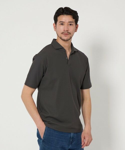 BEAUTY&YOUTH UNITED ARROWS / ビューティー&ユース ユナイテッドアローズ ポロシャツ | 【WEB限定 WARDROBE SMART】ステイ クリーン ピケ スキッパー ポロシャツ【抗菌・防臭】 | 詳細16