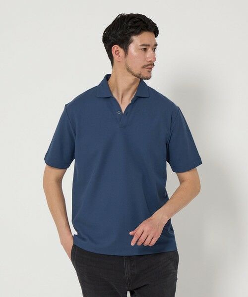 BEAUTY&YOUTH UNITED ARROWS / ビューティー&ユース ユナイテッドアローズ ポロシャツ | 【WEB限定 WARDROBE SMART】ステイ クリーン ピケ スキッパー ポロシャツ【抗菌・防臭】 | 詳細20