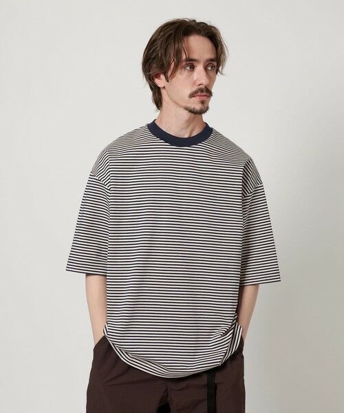 セール】 サンドウィッチ ボーダー クルーネック Tシャツ