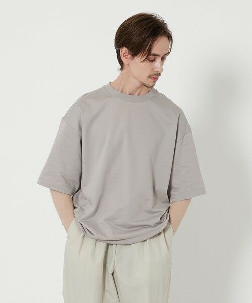 BEAUTY & YOUTH UNITED ARROWS/ビューティー&ユース ユナイテッドアローズ カネマサメリヤス クルーネック スウェットTシャツ -MADE IN JAPAN- LT. GRAY S BEAUTY & YOUTH UNITED ARROWS/ビューティー&ユース ユナイテッドアローズ カネマサメリヤス クルーネック スウェットTシャツ -MADE IN JAPAN- LT. GRAY S