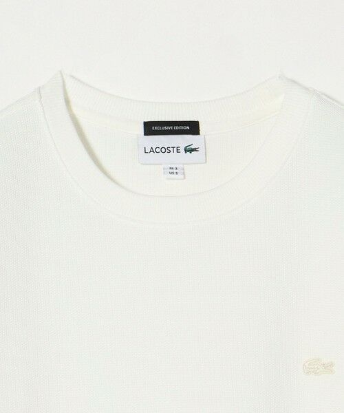 BEAUTY&YOUTH UNITED ARROWS / ビューティー&ユース ユナイテッドアローズ カットソー | ＜LACOSTE for BEAUTY&YOUTH＞1トーン ショートスリーブ Tシャツ | 詳細2