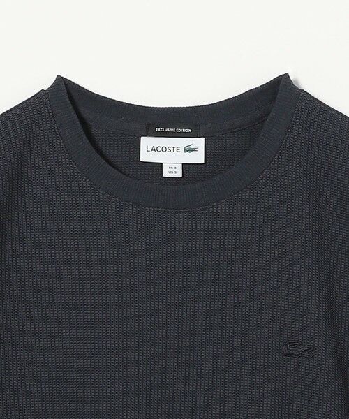 BEAUTY&YOUTH UNITED ARROWS / ビューティー&ユース ユナイテッドアローズ カットソー | ＜LACOSTE for BEAUTY&YOUTH＞1トーン ショートスリーブ Tシャツ | 詳細10