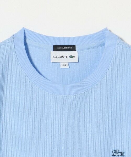 LACOSTE for BEAUTY&YOUTH1トーン セットアップ LACOSTE for BEAUTY&YOUTH＞ 1トーン パイル Tシャツ