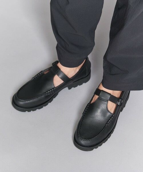 BEAUTY & YOUTH UNITED ARROWS・ブラックローファー スリム ローファー