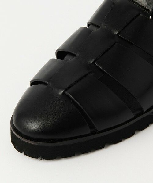 ビューティ&ユース ユナイテッドアローズ グルカサンダル 25cm 黒 BEAUTY＆YOUTH UNITED ARROWS サンダル グルカ シューズ メンズ