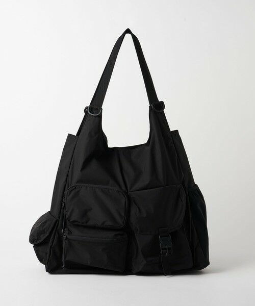 BEAUTY & YOUTH UNITED ARROWS/ビューティー&ユース ユナイテッドアローズ 【別注】<BAICYCLON> マルチ ポケット トートバッグ BLACK FREE BEAUTY & YOUTH UNITED ARROWS/ビューティー&ユース ユナイテッドアローズ 【別注】<BAICYCLON> マルチ ポケット トートバッグ BLACK FREE