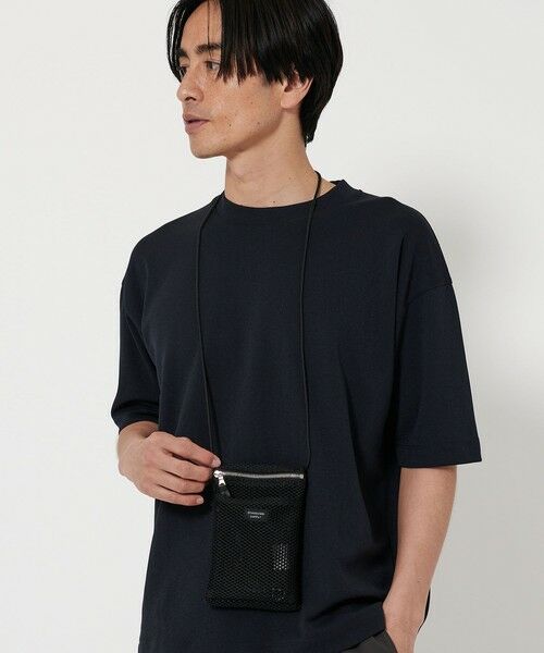 BEAUTY & YOUTH UNITED ARROWS/ビューティー&ユース ユナイテッドアローズ 【別注】 <STANDARD SUPPLY> メッシュ ネック ポーチ バッグ BLACK FREE BEAUTY & YOUTH UNITED ARROWS/ビューティー&ユース ユナイテッドアローズ 【別注】 <STANDARD SUPPLY> メッシュ ネック ポーチ バッグ BLACK FREE