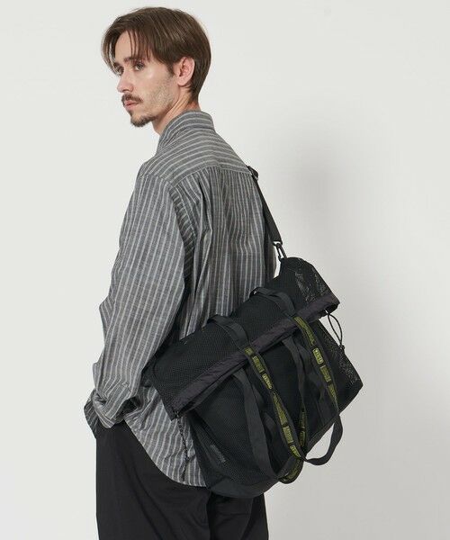 BEAUTY & YOUTH UNITED ARROWS/ビューティー&ユース ユナイテッドアローズ <WEEKEND(ER)> メッシュ 2WAY ショルダーバッグ BLACK FREE BEAUTY & YOUTH UNITED ARROWS/ビューティー&ユース ユナイテッドアローズ <WEEKEND(ER)> メッシュ 2WAY ショルダーバッグ BLACK FREE
