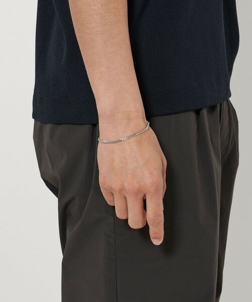 BEAUTY & YOUTH UNITED ARROWS/ビューティー&ユース ユナイテッドアローズ ブラス チェーン ブレスレット SILVER FREE BEAUTY & YOUTH UNITED ARROWS/ビューティー&ユース ユナイテッドアローズ ブラス チェーン ブレスレット SILVER FREE