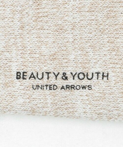 BEAUTY&YOUTH UNITED ARROWS / ビューティー&ユース ユナイテッドアローズ ソックス | リブ パイル クウォーター ソックス | 詳細6