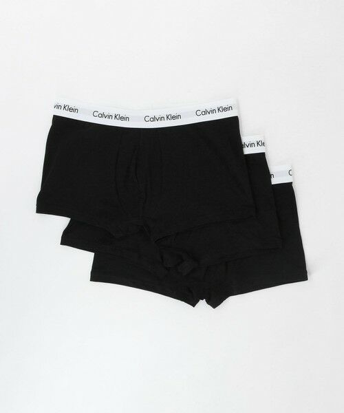 BEAUTY & YOUTH UNITED ARROWS/ビューティー&ユース ユナイテッドアローズ <Calvin Klein> Low Rise Trunk 3PK/アンダーウェア BLACK L BEAUTY & YOUTH UNITED ARROWS/ビューティー&ユース ユナイテッドアローズ <Calvin Klein> Low Rise Trunk 3PK/アンダーウェア BLACK L