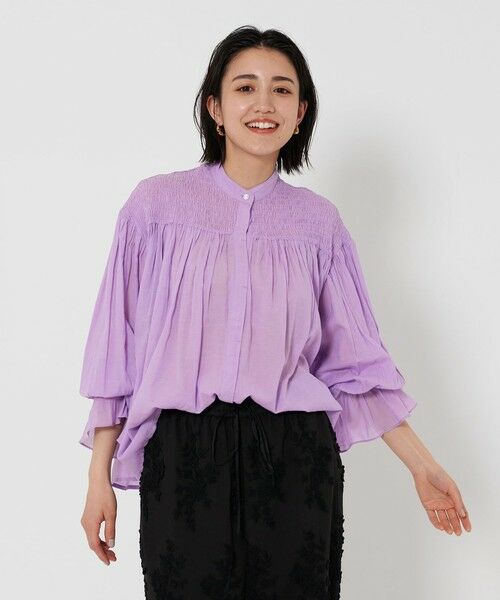 ユナイテッドアローズ UNITED ARROWS ライラック ブラウス ユナイテッドアローズ UNITED ARROWS ライラック ブラウス - メルカリ