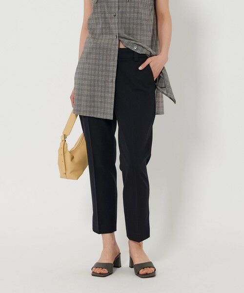 BEAUTY & YOUTH UNITED ARROWS/ビューティー&ユース ユナイテッドアローズ クロップド スリット パンツ BLACK S BEAUTY & YOUTH UNITED ARROWS/ビューティー&ユース ユナイテッドアローズ クロップド スリット パンツ BLACK S