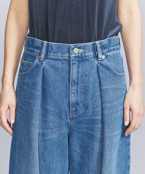 セール】 フロントタック デニムパンツ （デニムパンツ