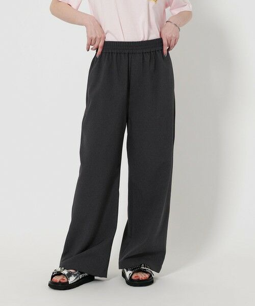 BEAUTY & YOUTH UNITED ARROWS/ビューティー&ユース ユナイテッドアローズ 【WEB限定】ポリエステルトロピカル イージーパンツ -ウォッシャブル- DK. GRAY S BEAUTY & YOUTH UNITED ARROWS/ビューティー&ユース ユナイテッドアローズ 【WEB限定】ポリエステルトロピカル イージーパンツ -ウォッシャブル- DK. GRAY S
