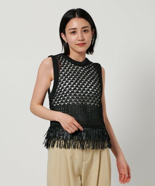 BEAUTY&YOUTH ブラック ベスト 36 BEAUTY&YOUTH UNITED ARROWS（ビューティーアンドユース