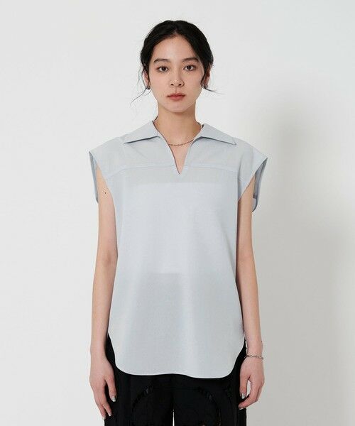 セール】 スキッパー フレンチスリーブ ブラウス （シャツ