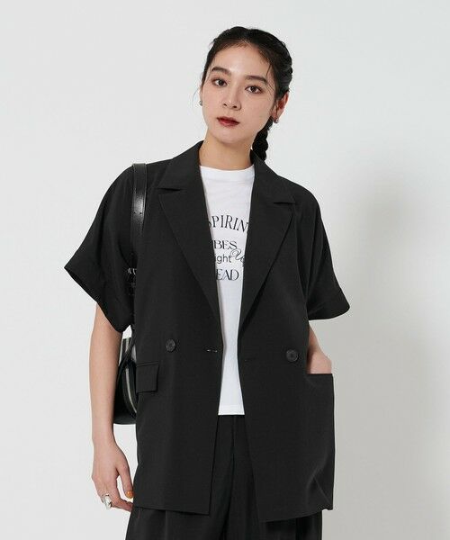BEAUTY&YOUTH ハーフスリーブドルマンジャケット　半袖ジャケット セール】 【WEB限定 Wardrobe DAILY MINIMAL】ハーフスリーブ