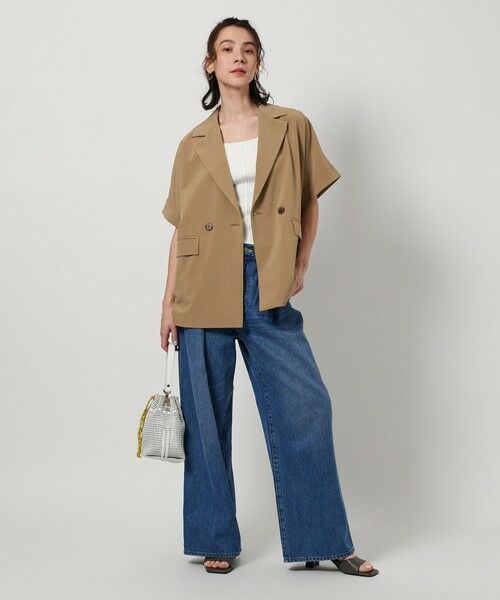 BEAUTY&YOUTH ハーフスリーブドルマンジャケット　半袖ジャケット セール】【WEB限定 Wardrobe DAILY MINIMAL】ハーフスリーブ