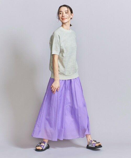BEAUTY & YOUTH UNITED ARROWS/ビューティー&ユース ユナイテッドアローズ 【WEB限定】ナイロン シアーギャザースカート -ウォッシャブル- LILAC FREE BEAUTY & YOUTH UNITED ARROWS/ビューティー&ユース ユナイテッドアローズ 【WEB限定】ナイロン シアーギャザースカート -ウォッシャブル- LILAC FREE