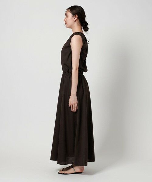 ユナイテッドアローズ　ロングワンピースドレス　ブラック　40 MARW UNITED ARROWS（マルゥ ユナイテッドアローズ）の「＜MARW