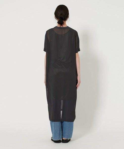 BEAUTY&YOUTH UNITED ARROWS / ビューティー&ユース ユナイテッドアローズ ロング・マキシ丈ワンピース | シフォンレイヤード ドルマンスリーブ ワンピース | 詳細12