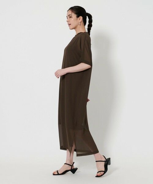 BEAUTY&YOUTH UNITED ARROWS / ビューティー&ユース ユナイテッドアローズ ロング・マキシ丈ワンピース | シフォンレイヤード ドルマンスリーブ ワンピース | 詳細18