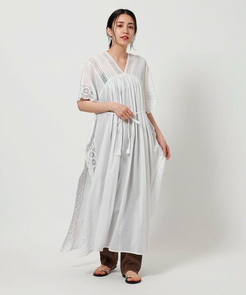 セール】 【別注】＜ne Quittez pas＞レース ロングドレス