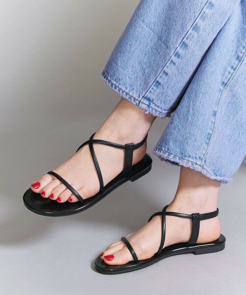 BEAUTY＆YOUTH UNITED ARROWS サンダル バックリボンストラップ