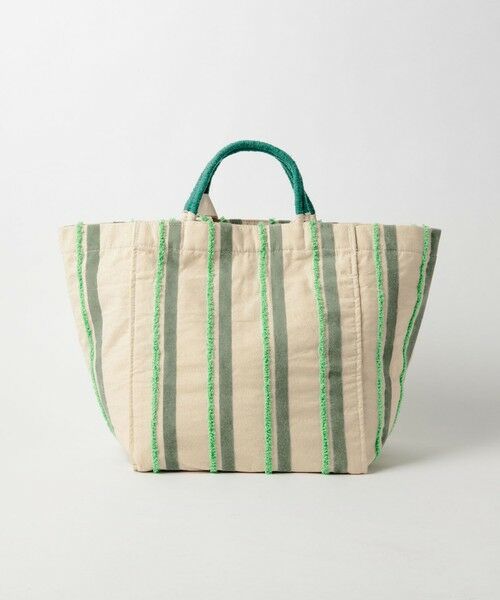 美品　ユナイテッドアローズ　トートバッグ　肩掛け　大容量　ストライプ　ベージュ 持田（mochida ）のスタッフボイス｜ユナイテッドアローズ公式