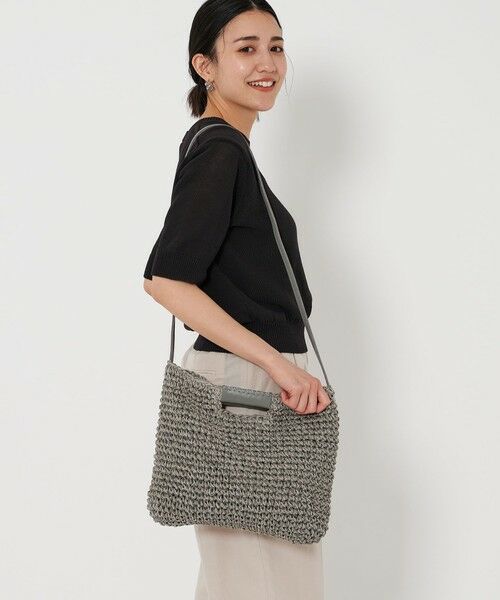 BEAUTY&YOUTH UNITED ARROWS / ビューティー&ユース ユナイテッドアローズ かごバック | ペーパースクエア ショルダーバッグ -2WAY- | 詳細1