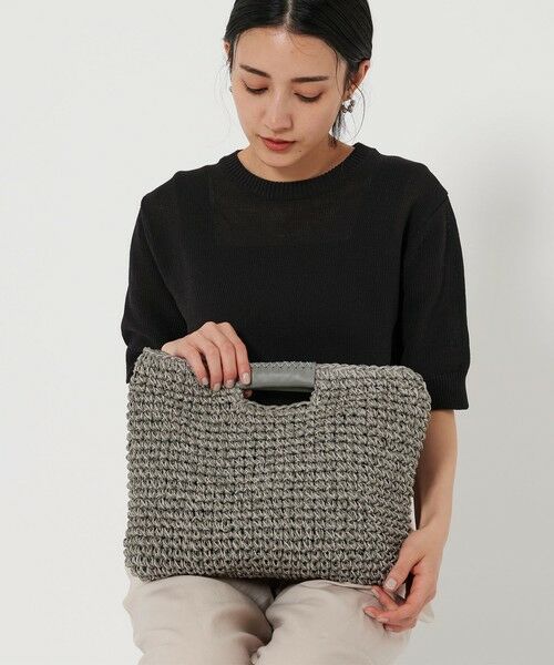 BEAUTY&YOUTH UNITED ARROWS / ビューティー&ユース ユナイテッドアローズ かごバック | ペーパースクエア ショルダーバッグ -2WAY- | 詳細2