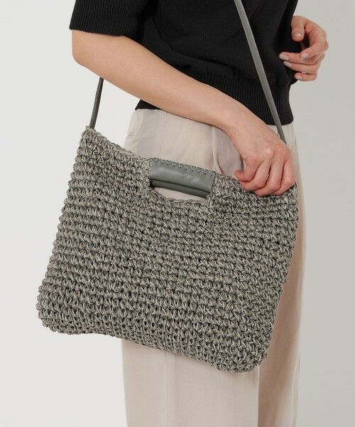 ユナイテッドアローズ ラタン スクエア ミニバッグ ¥19,800 ラタンスクエアミニバッグ かごバッグ ハンドバッグ タグ付き