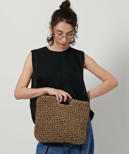 BEAUTY&YOUTH UNITED ARROWS / ビューティー&ユース ユナイテッドアローズ かごバック | ペーパースクエア ショルダーバッグ -2WAY- | 詳細14