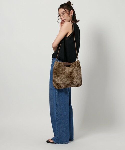 BEAUTY&YOUTH UNITED ARROWS / ビューティー&ユース ユナイテッドアローズ かごバック | ペーパースクエア ショルダーバッグ -2WAY- | 詳細17