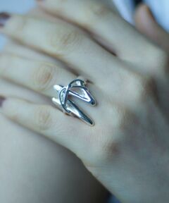 BEAUTY&YOUTH UNITED ARROWS / ビューティー&ユース ユナイテッドアローズ リング | ＜loni＞Glass Wave リング