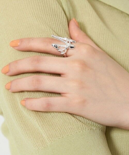 BEAUTY&YOUTH UNITED ARROWS / ビューティー&ユース ユナイテッドアローズ リング | ＜loni＞Glass Wave リング | 詳細8