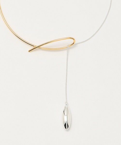 BEAUTY&YOUTH UNITED ARROWS / ビューティー&ユース ユナイテッドアローズ ネックレス・ペンダント・チョーカー | ＜loni＞Seed Asymmetry チョーカー | 詳細3