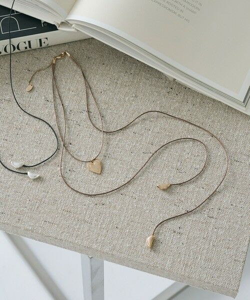 BEAUTY&YOUTH UNITED ARROWS / ビューティー&ユース ユナイテッドアローズ ネックレス・ペンダント・チョーカー | コード×メタルハート チョーカー | 詳細4