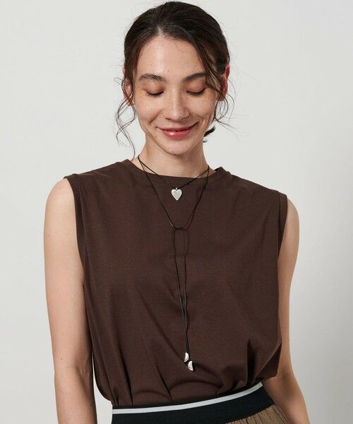 BEAUTY&YOUTH UNITED ARROWS / ビューティー&ユース ユナイテッドアローズ ネックレス・ペンダント・チョーカー | コード×メタルハート チョーカー | 詳細8