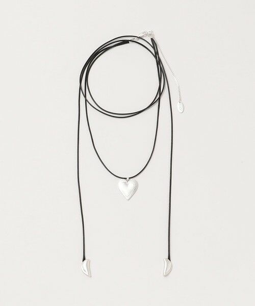 BEAUTY&YOUTH UNITED ARROWS / ビューティー&ユース ユナイテッドアローズ ネックレス・ペンダント・チョーカー | コード×メタルハート チョーカー | 詳細10
