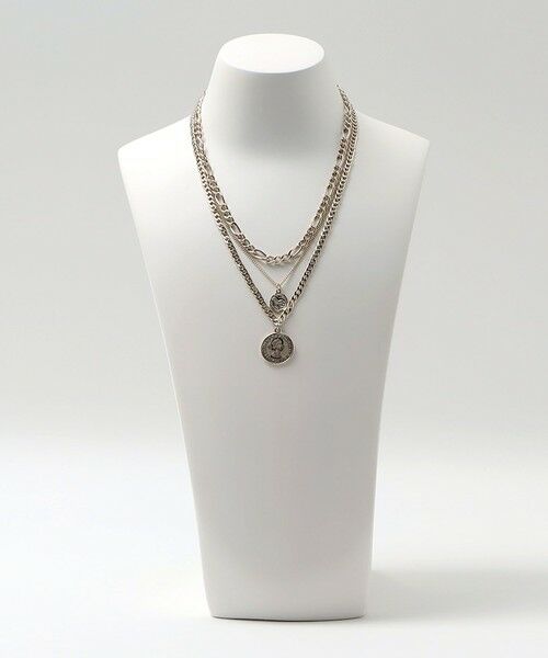 BEAUTY&YOUTH UNITED ARROWS / ビューティー&ユース ユナイテッドアローズ ネックレス・ペンダント・チョーカー | ミックスチェーン コインネックレス-3WAY- | 詳細9