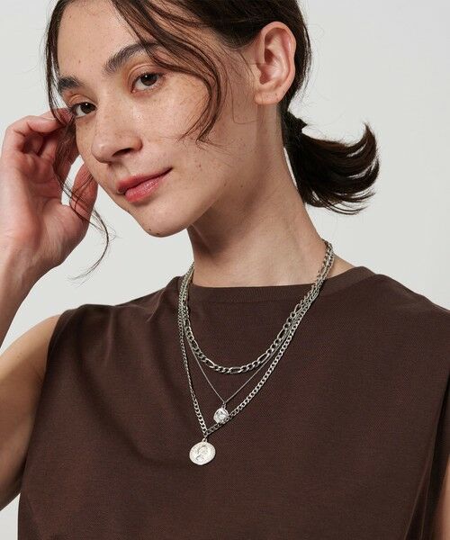 BEAUTY&YOUTH UNITED ARROWS / ビューティー&ユース ユナイテッドアローズ ネックレス・ペンダント・チョーカー | ミックスチェーン コインネックレス-3WAY- | 詳細13
