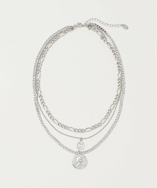 BEAUTY&YOUTH UNITED ARROWS / ビューティー&ユース ユナイテッドアローズ ネックレス・ペンダント・チョーカー | ミックスチェーン コインネックレス-3WAY- | 詳細16
